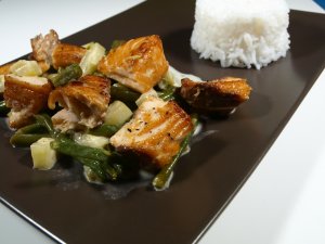 Prøv også Amerikansk wok.