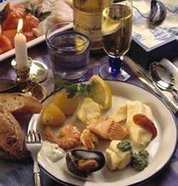 Fiskefondue oppskrift.