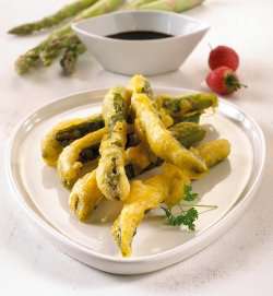 Asparges tempura oppskrift.