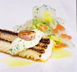 Prøv også Grillmerket isgalt med råkost og aioli.