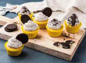 Prøv også Oreo-cupcakes.