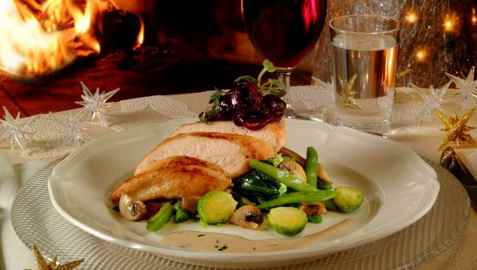 Kyllingfilet med smak av jul oppskrift.