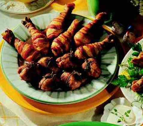 Kyllinglår med bacon oppskrift.