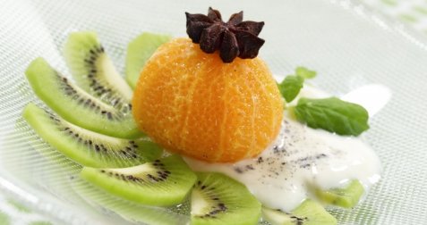 Syltet klementin med yoghurt oppskrift.