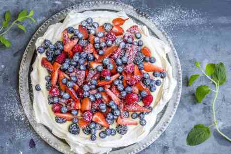 Pavlova 5 oppskrift.