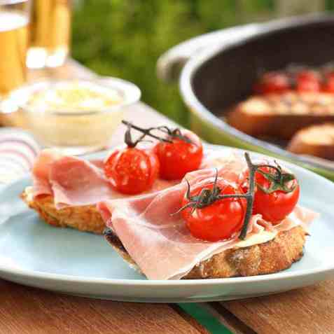 Prøv også Grillet bruschetta med spekeskinke.