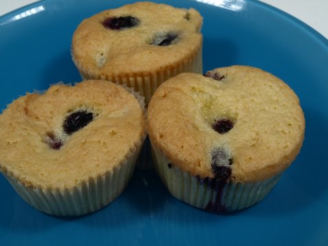 Fruktmuffins oppskrift.