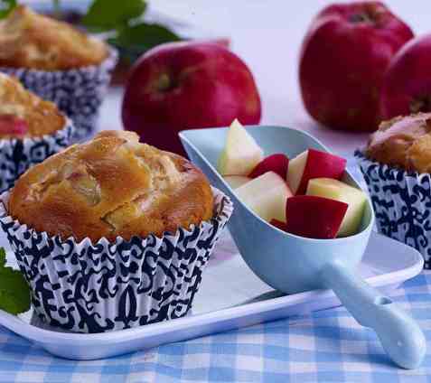 Eplemuffins 5 oppskrift.