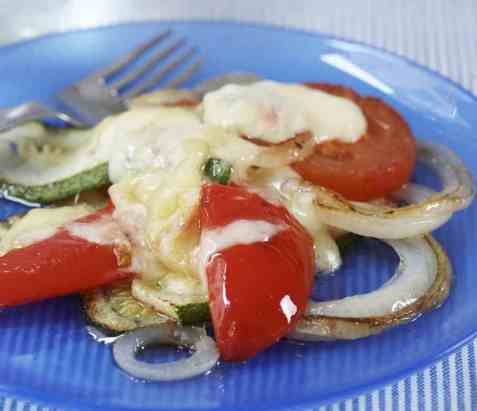 Raclette med grønnsaker oppskrift.