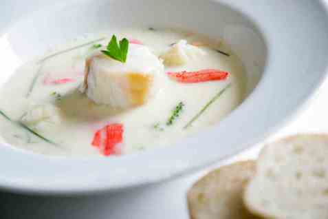 Klippfisksuppe med LobNobs oppskrift.