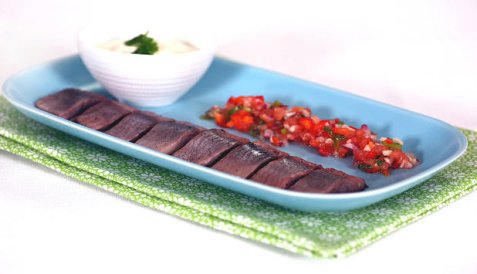 Sild med salsa oppskrift.