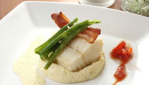 Klippfisk med tomatchutney oppskrift.