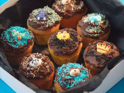 Banancupcakes oppskrift.