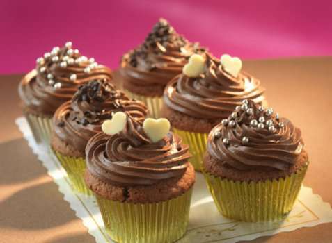 Cupcakes med Baileys oppskrift.