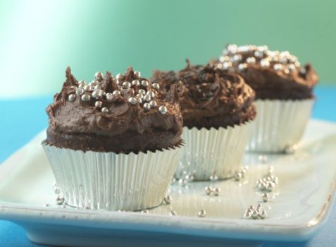Sjokoladeelskerens cupcakes oppskrift.