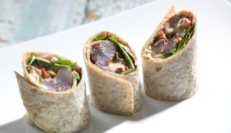 Spicy wrap med matjessild oppskrift.