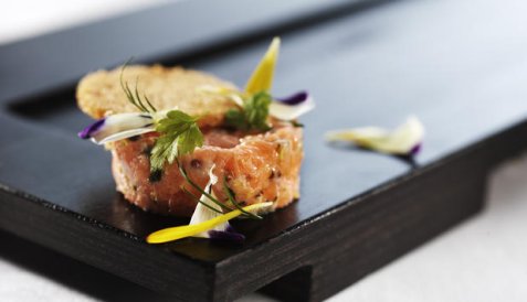 Rillette av ørret med sprø toast oppskrift.