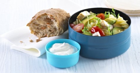 Prøv også Kylling og pastasalat i boks.