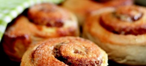 Kanelsnurrer - liten porsjon gjærbakst oppskrift.