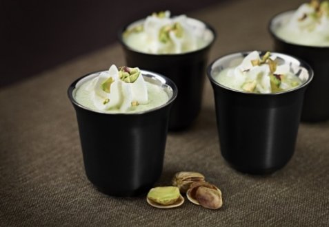 Coffee Pistachio semi-freddo oppskrift.