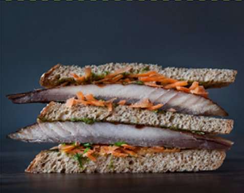 Start sandwich oppskrift.