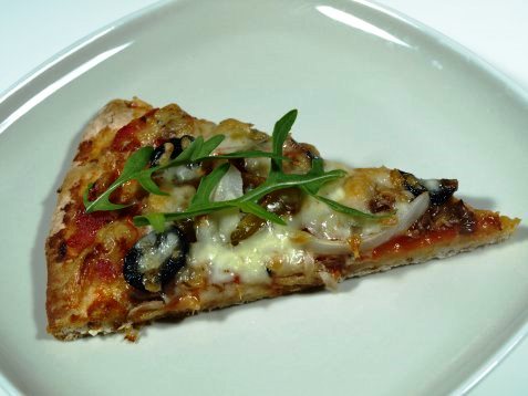 Pizza med peppermakrell oppskrift.