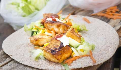 Prøv også Wraps med tex mex-fisk.