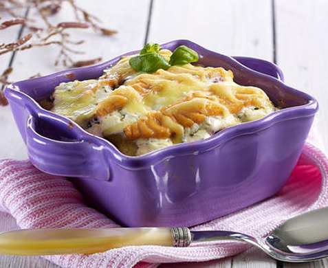 Moussaka med laks oppskrift.