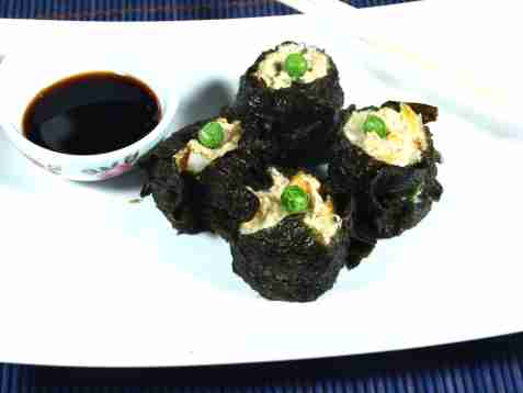 Shumai som sushi oppskrift.