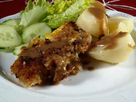 Stekt lyr med peppersaus oppskrift.