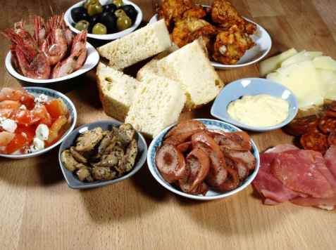 Vår enkle tapos(tapas) mat oppskrift.