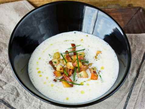 Sellerirotsuppe oppskrift.