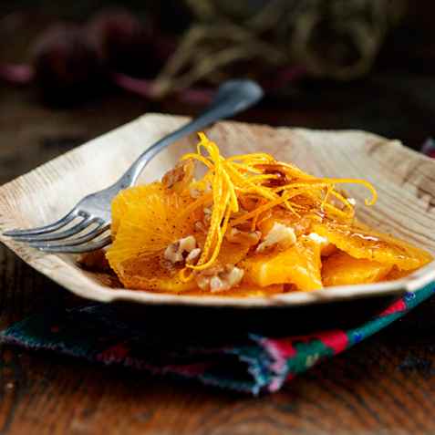 Appelsinsalat til jul oppskrift.