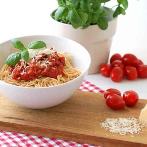 Prøv også Proteinpasta med tomatsaus.