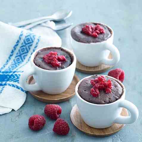 Mug cake oppskrift.