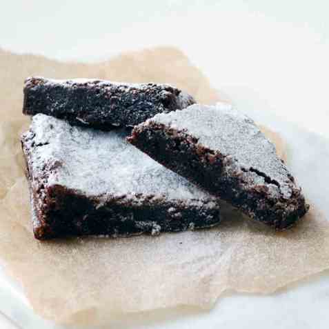 Himmelsk brownie oppskrift.