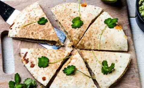 Quesadilla med quinoa oppskrift.