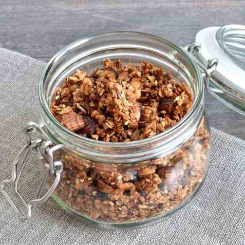 Glutenfri granola oppskrift.