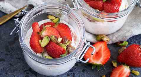 Overnight Oats oppskrift.