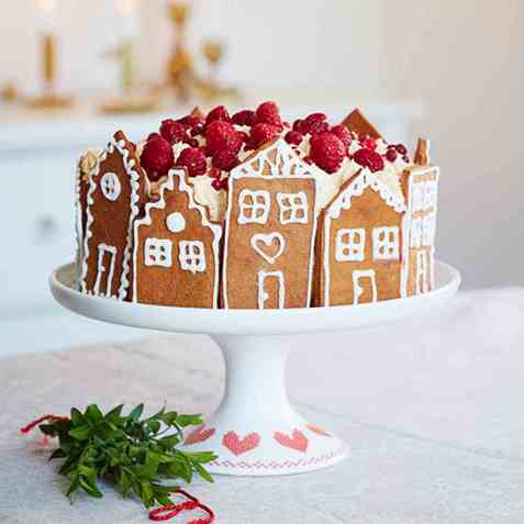 Pepperkakekake fra dansukker oppskrift.