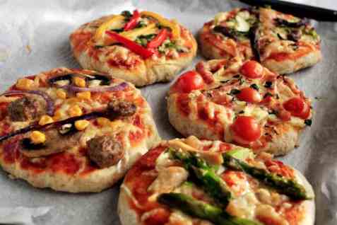 Din egen porsjonspizza oppskrift.