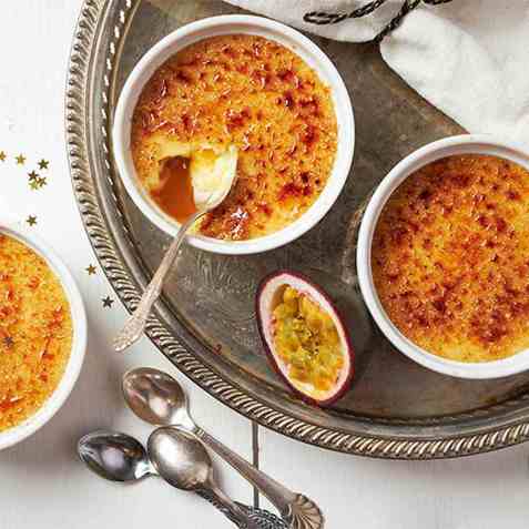 No bake Crème brûlée oppskrift.