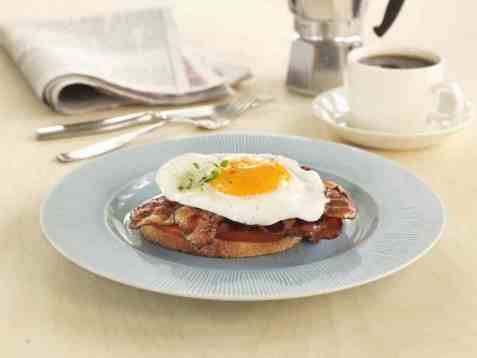Egg og bacon oppskrift.