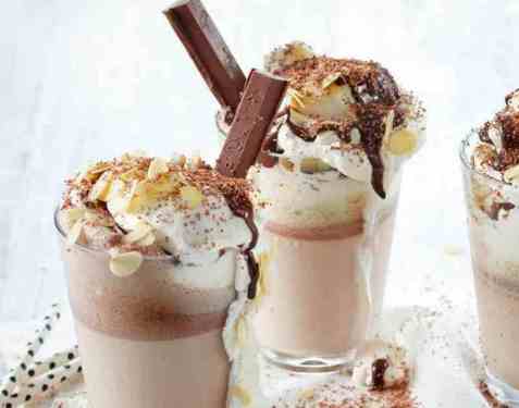Den ultimate sjokolademilkshake oppskrift.
