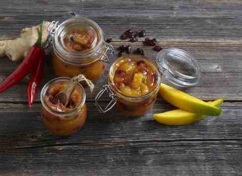 Mangochutney 1 oppskrift.