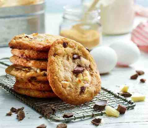 Triple chocolate cookies 2 oppskrift.