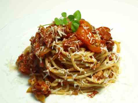 Bucatini all´Amatriciana oppskrift.