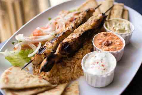Souvlaki oppskrift.