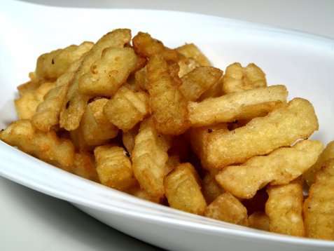 Pommes frites oppskrift.